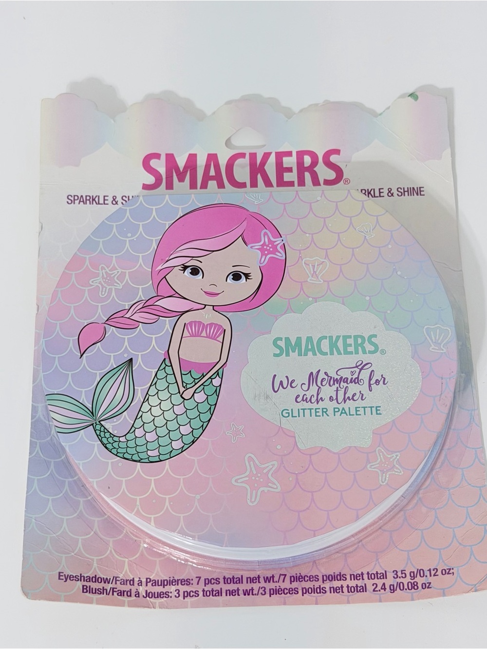 Lip Smackers Sparkle & Shine Mermaid Glitter Palette - Kids Makeup - New